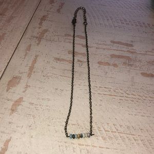 Super cute beaded bar necklace